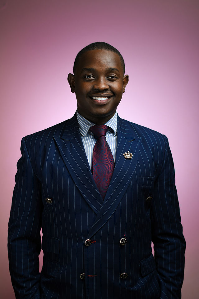 Professional photographer in a creative studio environment